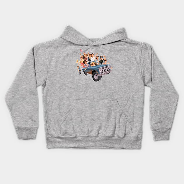 wet hot american summer Kids Hoodie by scohoe